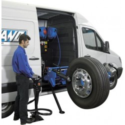 Démonte-pneus poids-lourds pour service mobile sur roues 13" - 27" S561